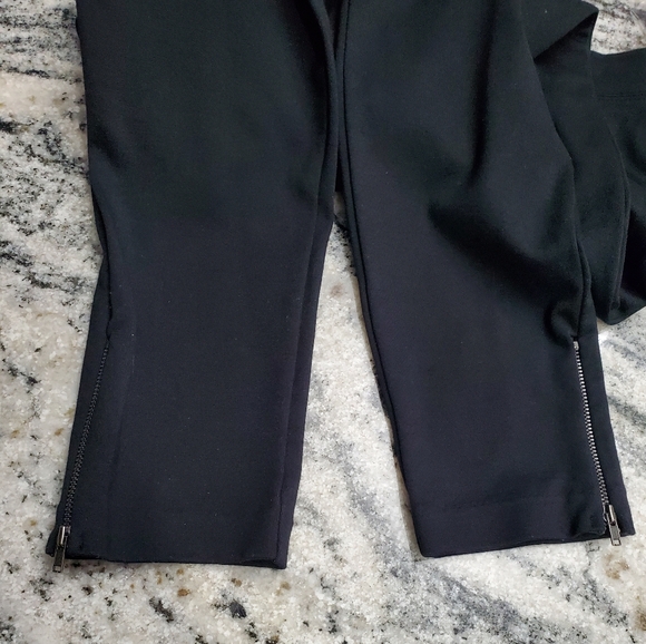 SALE: Talbots Black Zipper Ankle Leggings. Good Condition! - Picture 3 of 5
